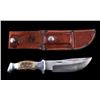 Image 1 : R.H. Ruana Skinner Knife & Leather Scabbard