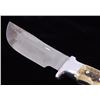 Image 3 : R.H. Ruana Skinner Knife & Leather Scabbard