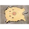 Image 1 : Native American Indian Painted Buffalo Hide