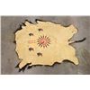 Image 2 : Native American Indian Painted Buffalo Hide