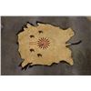 Image 3 : Native American Indian Painted Buffalo Hide