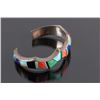 Image 4 : Signed Navajo Sterling Silver Bracelet & Pendant