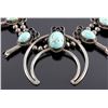 Image 2 : Navajo Sterling Silver Turquoise Squash Blossom