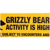 Image 2 : Grizzly Bear Warning Sign from Canada