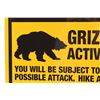 Image 3 : Grizzly Bear Warning Sign from Canada