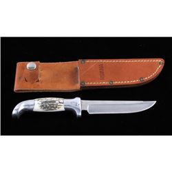 Ruana "M" Stamp Sticker Knife & Scabbard 1962-1983