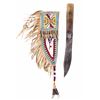 Image 2 : Teton Sioux Beaded Knife Sheath & 19th C. Knife