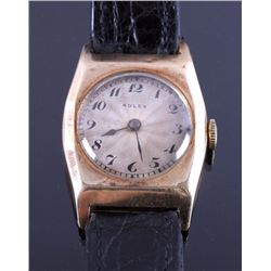 Rolex 9K Gold Presentation Watch circa 1937