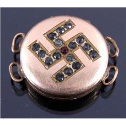 WWII Era Nazi Gold Filled Pill Box Locket