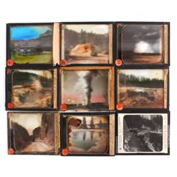 Yellowstone National Park Glass Slide Collection