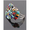 Image 3 : Zuni Sterling Silver Petit Point Bracelet