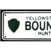 Image 2 : MINT Yellowstone National Park Boundary Line Sign