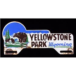 Yellowstone Park License Plate Topper