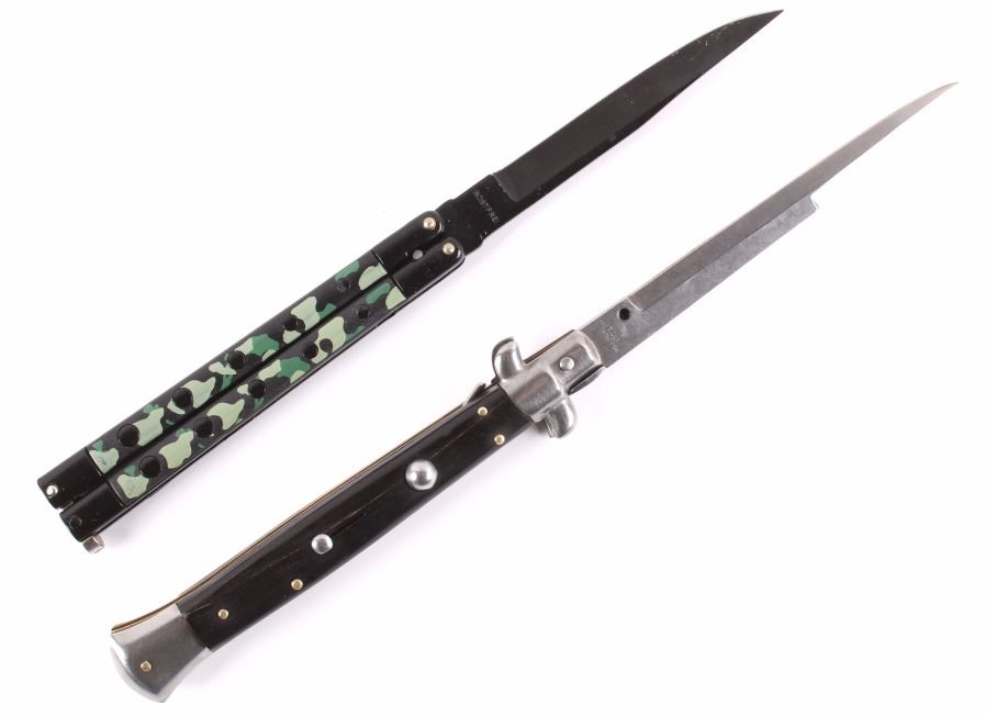Fine Italian Switchblade &Rostfrei Butterfly Knife