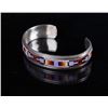 Image 2 : Sterling Navajo Beaded Bracelet Signed