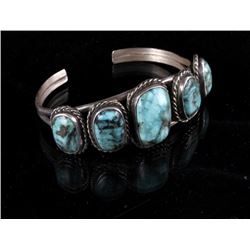 Navajo Sterling & Turquoise Bracelet