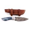 Image 1 : CFK Damascus Exotic Camel Bone Knife & Scabbard