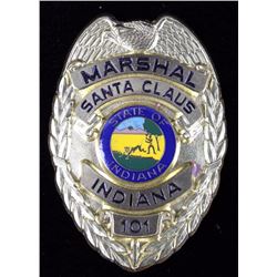 Santa Clause, Indiana Marshal Police Badge