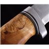 Image 11 : Helle GT Curly Burl Birch Handle Knife With Sheath