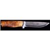 Image 2 : Helle GT Curly Burl Birch Handle Knife With Sheath