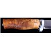 Image 3 : Helle GT Curly Burl Birch Handle Knife With Sheath