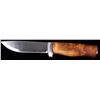 Image 7 : Helle GT Curly Burl Birch Handle Knife With Sheath