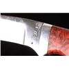 Image 10 : Custom L Ramon Dyed Burl Handle Knife & Sheath