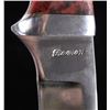 Image 9 : Custom L Ramon Dyed Burl Handle Knife & Sheath