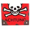 Image 3 : German Achtung Skull Crossed Bones Sign (Nazi)
