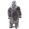 Image 1 : Eskimo Mother & Child Soapstone Carving Signed