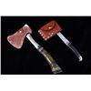 Image 1 : Pair of Hatchets With Leather Sheaths