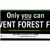 Image 8 : Smokey Bear U.S. Forest Service Porcelain Sign