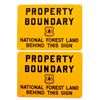 Image 8 : U.S. Forest Service Property Boundary Signs