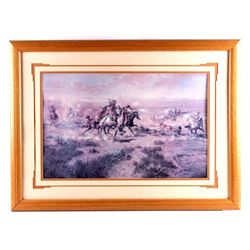 Charles Russell Framed Western Print