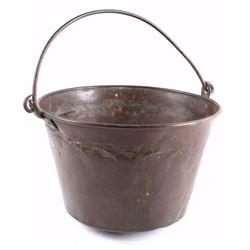 Early G. Hussey & Company Copper Bucket