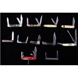 Large Collection Of Folding Pocket Knives