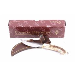 Muela Fury 90064 Stage Antler Handle Knife