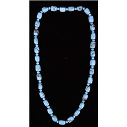 Navajo Blue Gem Turquoise Nugget Necklace