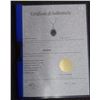 Image 2 : 3.5CT AMETHYST + DIAMOND NECKLACE. OVAL CUT VS CLARITY INCLUDES $350 CERTIFICATE