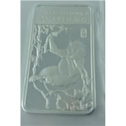 .999 FINE SILVER YEAR OF THE MONKEY BAR. 2016 MINT. FACTORY SEALED. TAX EXEMPT