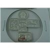 Image 2 : 10 X .999 FINE SILVER ART BARS + ROUNDS. VARIOUS MOTIFS. TAX EXEMPT