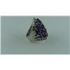 Image 2 : 7.92CT AMETHYST/ SAPPHIRE RING SUGGESTED RETAIL PRICE $685