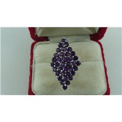 4.48CT AMETHYST RING SUGGESTED RETAIL PRICE $655