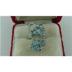 3.22CT ZIRCON/ CZ RING SUGGESTED RETAIL PRICE $510