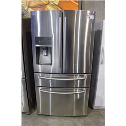 SAMSUNG FRENCH DOOR FRIDGE WITH 2 FREEZERS ON BOTTOM WITH ICE AND WATER