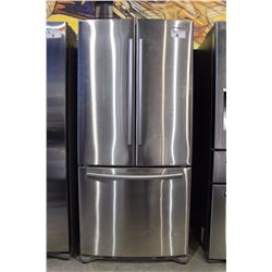 SAMSUNG STAINLESS STEEL FRENCH DOOR FRIDGE WITH BOTTOM FREEZER