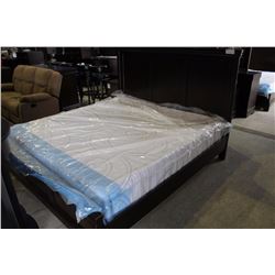 KING SIZE HEADBOARD FOOTBOARD AND RAILS