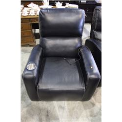 LEATHER THEATER CHAIR ELECTRIC RECLINER