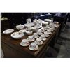 Image 2 : OVER 100 PIECES OF ROYAL ALBERT AMERICAN BEAUTY CHINA