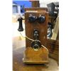 Image 2 : ANTIQUE NORTHERN ELECTRIC OAK TELEPHONE